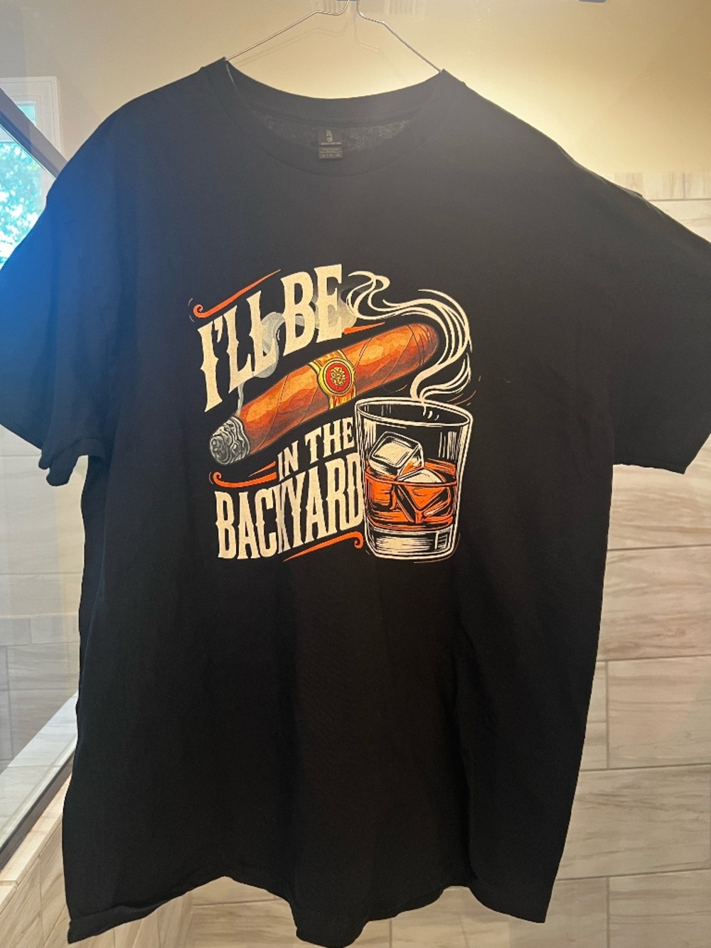 Men's Cigar Smoking Afficianado Tee Shirt XL